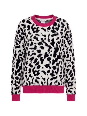 Obrázek produktu ZABAIONE Svetr 'Ja44nica' pink / černá / offwhite