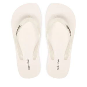 Obrázek produktu Žabky Calvin Klein Arwa - Metallic Pearlised Flip Flops HW0HW02956 Bílá