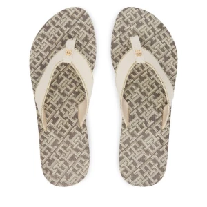 Obrázek produktu Žabky Tommy Hilfiger Monogram Mid Wedge Sandal FW0FW09419 Krémová