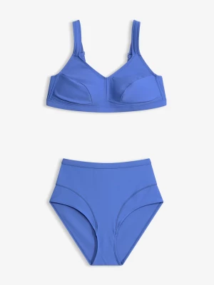 Obrázek produktu Zabudowane bikini z szybkoschnącego materiału (2 części) BonPrix niebieski