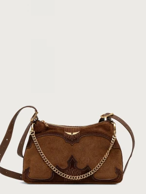 Obrázek produktu Zadig&Voltaire crossbody kabelka dámská semišová JIM hnědá