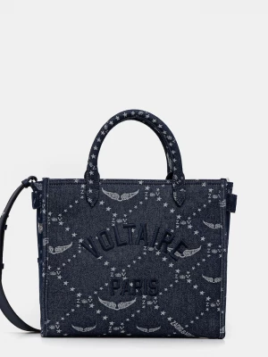 Obrázek produktu Zadig&Voltaire Kabelka ZADIG&VOLTAIRE ANGEL TOTE DENIM MONOGRAM námořnická modř