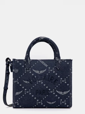 Obrázek produktu Zadig&Voltaire Kabelka ZADIG&VOLTAIRE ANGEL TOTE XS DENIM MONOGRAM námořnická modř