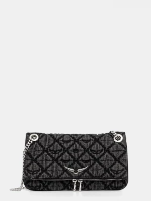 Obrázek produktu Zadig&Voltaire Kabelka ZADIG&VOLTAIRE ROCK II DENIM MONOGRAM černá