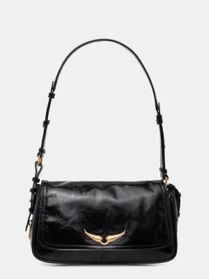 Obrázek produktu Zadig&Voltaire Kožená kabelka ZADIG&VOLTAIRE LE ZOUZOU VINTAGE PATENT černá