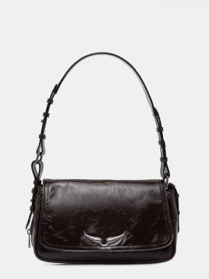 Obrázek produktu Zadig&Voltaire Kožená kabelka ZADIG&VOLTAIRE LE ZOUZOU VINTAGE PATENT hnědá