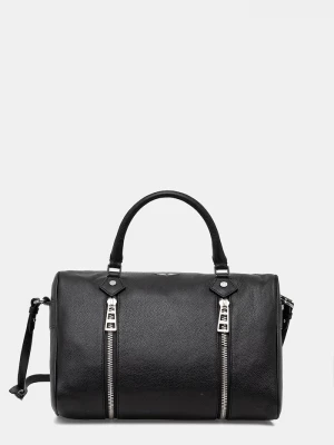 Obrázek produktu Zadig&Voltaire Kožená kabelka ZADIG&VOLTAIRE SUNNY MEDIUM GRAINED LEATHER černá