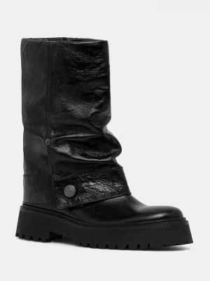 Obrázek produktu Zadig&Voltaire Kožené kotníkové boty ZADIG&VOLTAIRE Angie černá