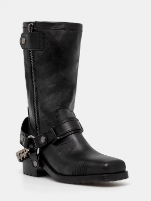Obrázek produktu Zadig&Voltaire Kožené kotníkové boty ZADIG&VOLTAIRE Igata Boots černá