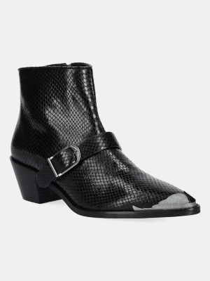 Obrázek produktu Zadig&Voltaire Kožené kotníkové boty ZADIG&VOLTAIRE Tylow černá