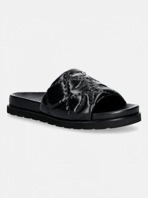 Obrázek produktu Zadig&Voltaire Kožené pantofle ZADIG&VOLTAIRE Teddy černá