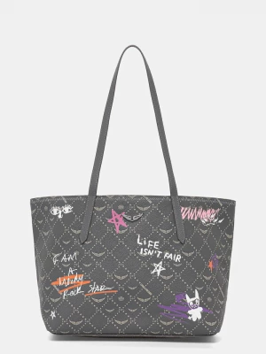 Obrázek produktu Zadig&Voltaire nákupní taška dámská z imitace kůže Z SHOPPER MONOGRAM TAG