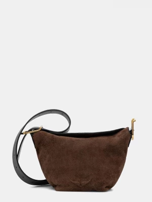 Obrázek produktu Zadig&Voltaire Semišová kabelka ZADIG&VOLTAIRE BABY JANE SUEDE hnědá