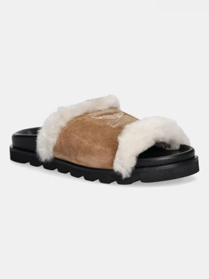 Obrázek produktu Zadig&Voltaire Semišové pantofle ZADIG&VOLTAIRE Teddy hnědá