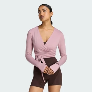 Obrázek produktu ZAVINOVACÍ TOP 3-STRIPES STUDIO SOFT BALLET Adidas Magic Mauve