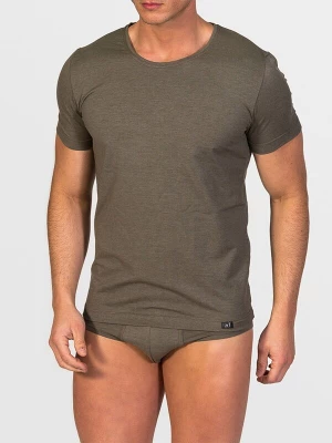 Obrázek produktu zd ZERO DEFECTS Tílko 'Crew-Neck Soy fiber' tmavě zelená