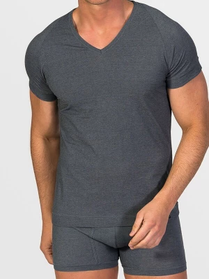 Obrázek produktu zd ZERO DEFECTS Tílko 'V-Neck T-Shirt Egiptian Cotton' tmavě šedá