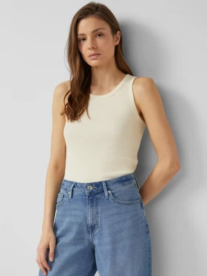 Obrázek produktu Žebrový top se střihem Slim Fit s.Oliver béžová