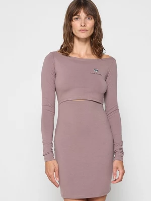 Obrázek produktu Žerzejové šaty Chiara Ferragni koňaková