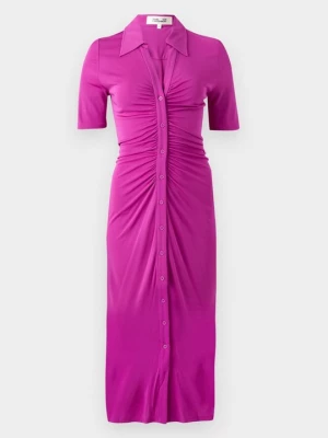 Obrázek produktu Žerzejové šaty Diane Von Furstenberg fialová