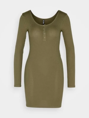 Obrázek produktu Žerzejové šaty Pieces khaki
