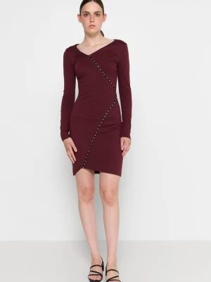 Obrázek produktu Žerzejové šaty Versace Jeans Couture bordeaux