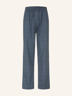 Obrázek produktu Zimmerli Pyžamové Kalhoty Cozy Flannell Z Flanelu tmavě modrá / tmavě šedá