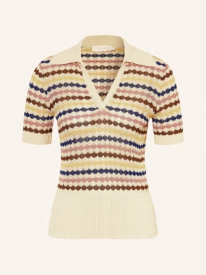 Obrázek produktu Zimmermann Pletené Polo Tričko krémová / tmavě hnědá / tmavě modrá