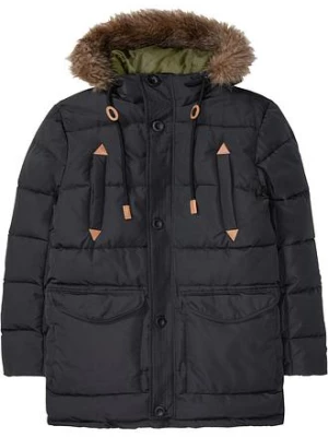 Obrázek produktu Zimní funkční parka s kožešinovou kapucí a detaily z imitace kůže BonPrix