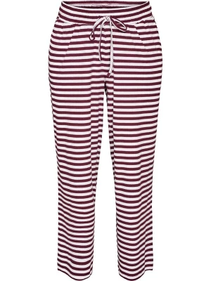 Obrázek produktu Zizzi Pyžamové kalhoty 'Mellie' bordó / bílá