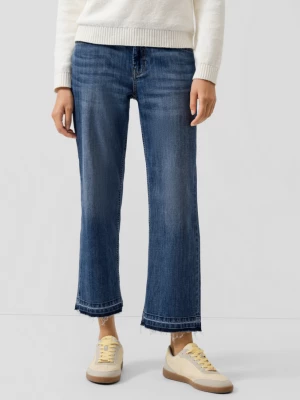 Obrázek produktu Zkrácené džíny Karolin: Regular Fit / Mid Rise / Straight Leg / nezačištěné lemy s.Oliver modrá